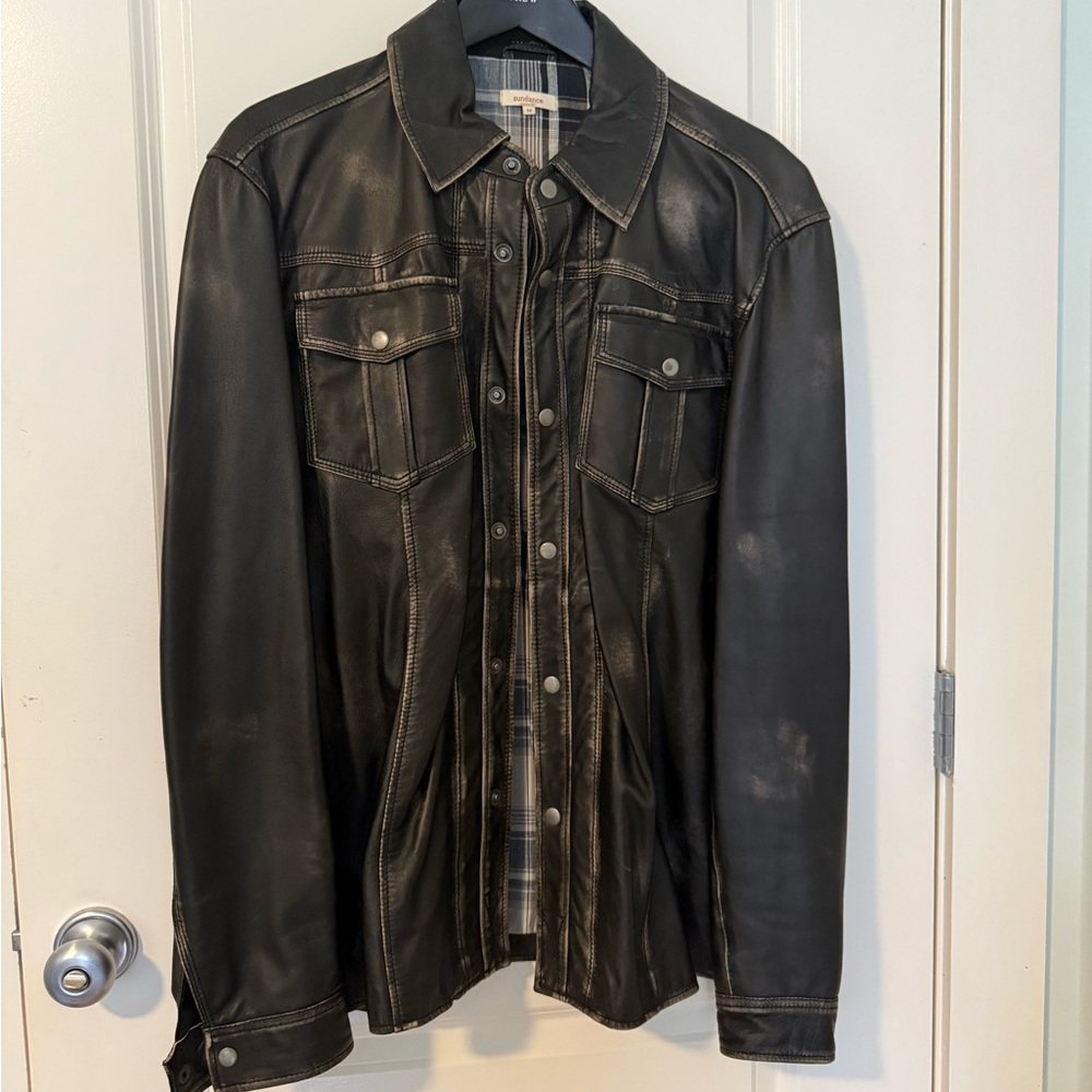 Sundance leather jacket